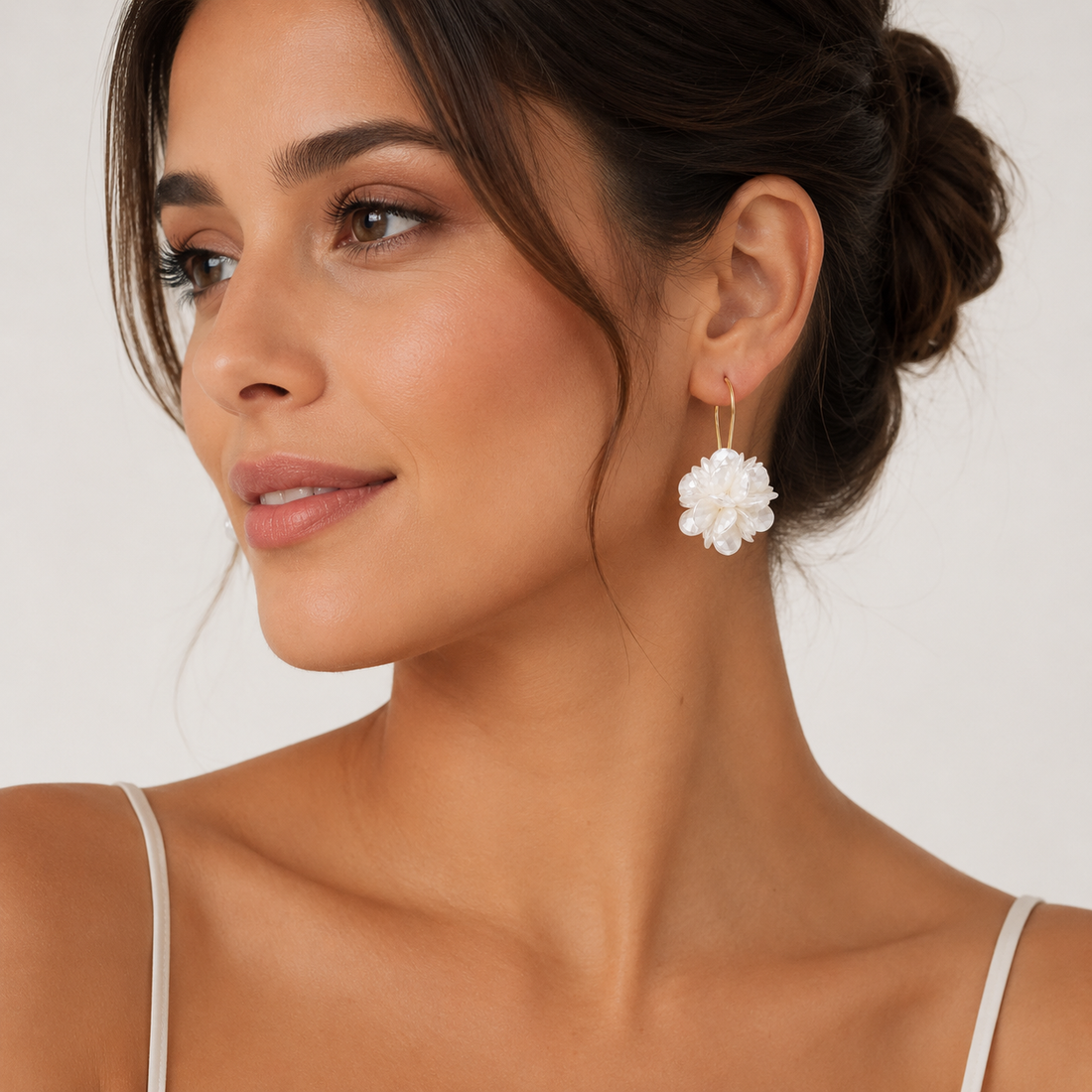 Floral Pearl Earrings