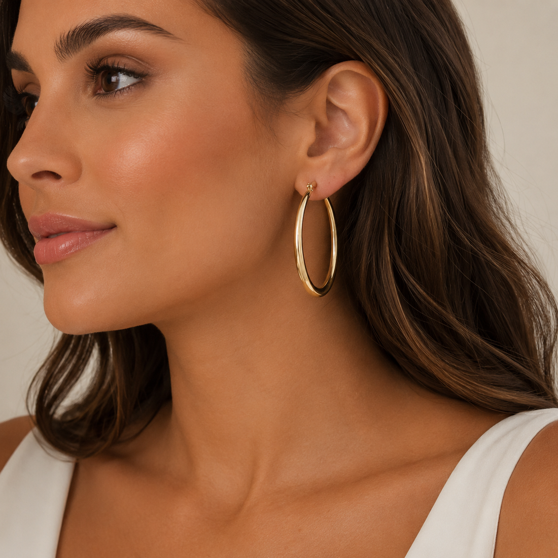 Modern Hoop Earrings