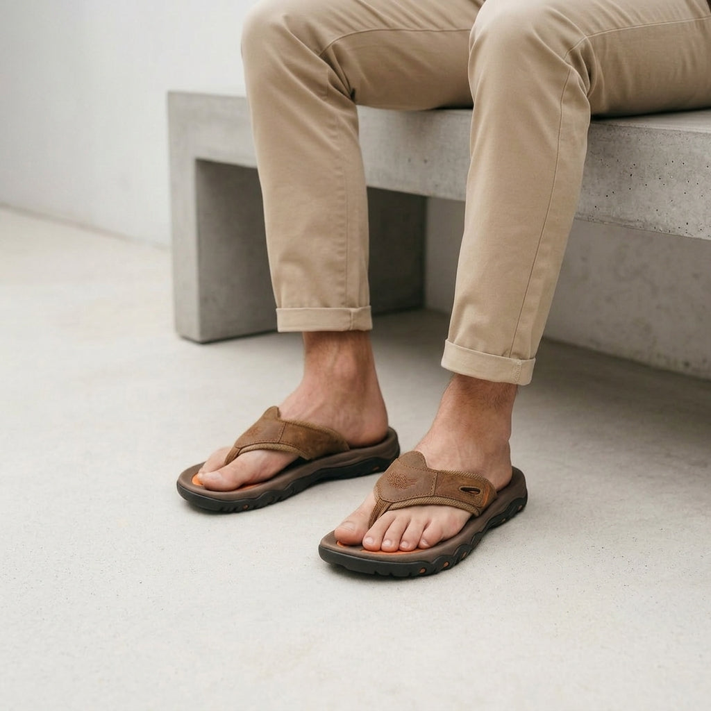 LANGFORD LEATHER SANDALS