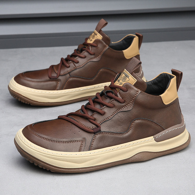 ALBERTANO LEATHER SNEAKERS