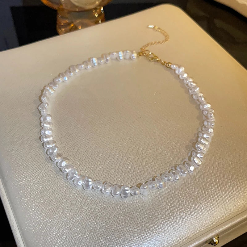 Modern Pearl Choker